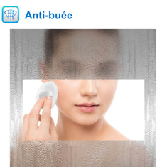 Miroir tactile anti-buée LED avec Easy Bluetooth horizontalement, 70/8 –  Océan Sanitaire